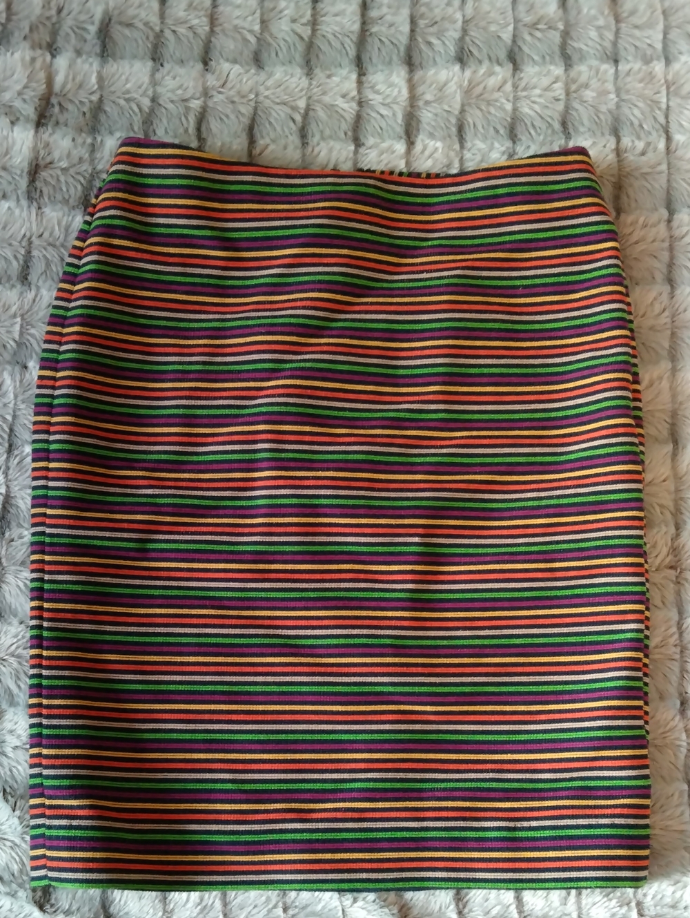 Talbots Bright Striped Pencil Skirt — Multicolor Petite